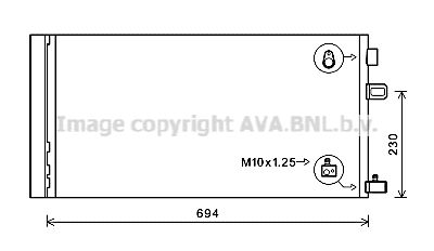 AVA QUALITY COOLING Конденсатор, кондиционер RT5618D